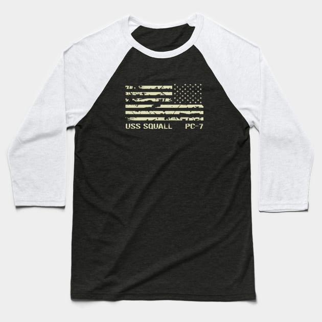 USS Squall Baseball T-Shirt by Jared S Davies